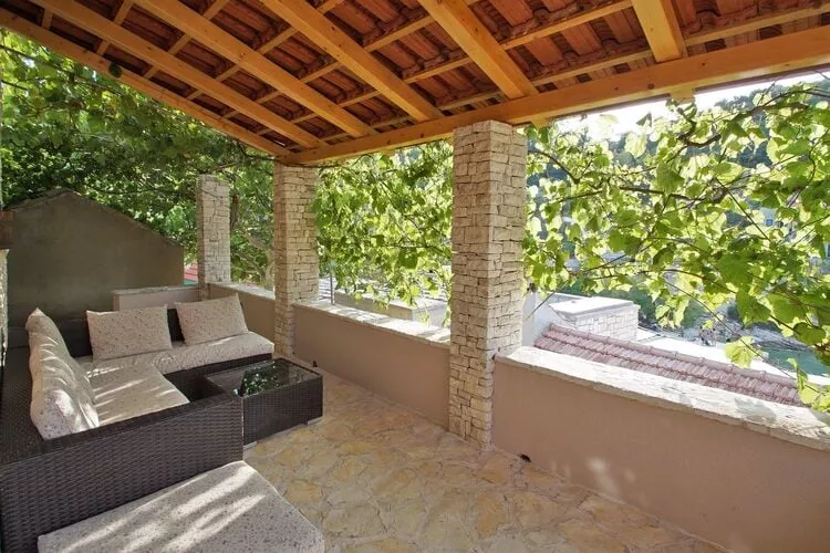 Stone House Mia - Two Bedroom Stone House with Terrace and Sea View-Terrasse