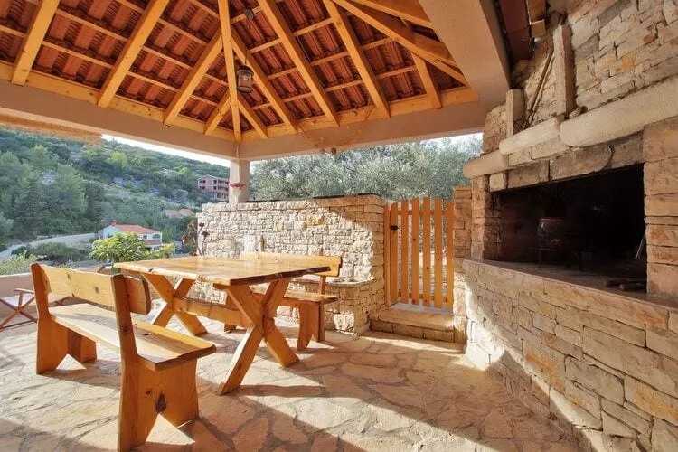 Stone House Mia - Two Bedroom Stone House with Terrace and Sea View-Terrasse