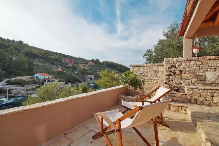 Stone House Mia - Two Bedroom Stone House with Terrace and Sea View-Terrasse