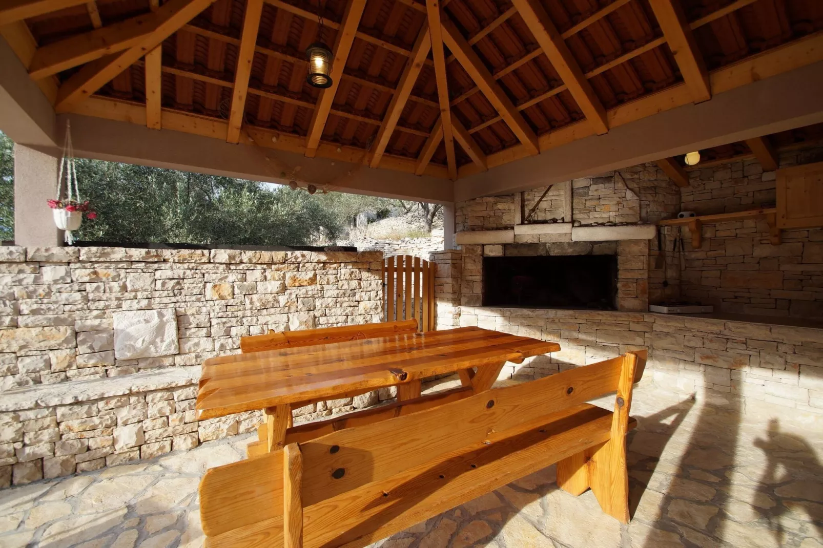 Stone House Mia - Two Bedroom Stone House with Terrace and Sea View-Terrasse