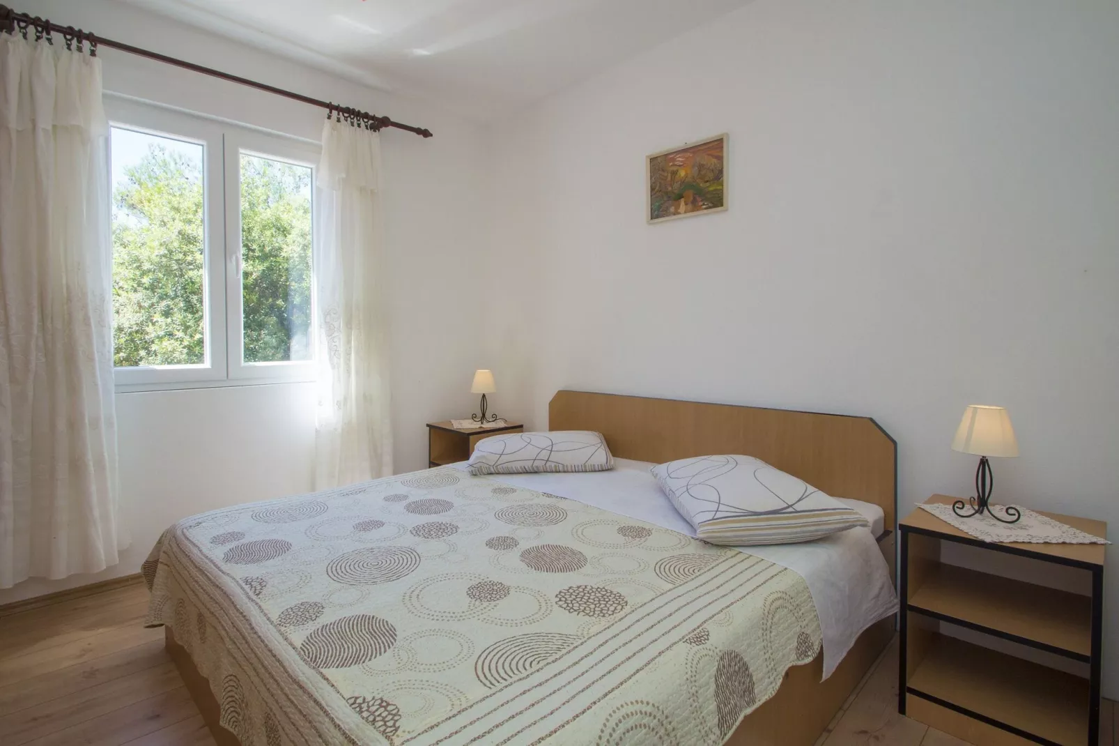 Seafront Apartment Dana - Two Bedroom Apartment with Terrace and Sea View-Bedroom