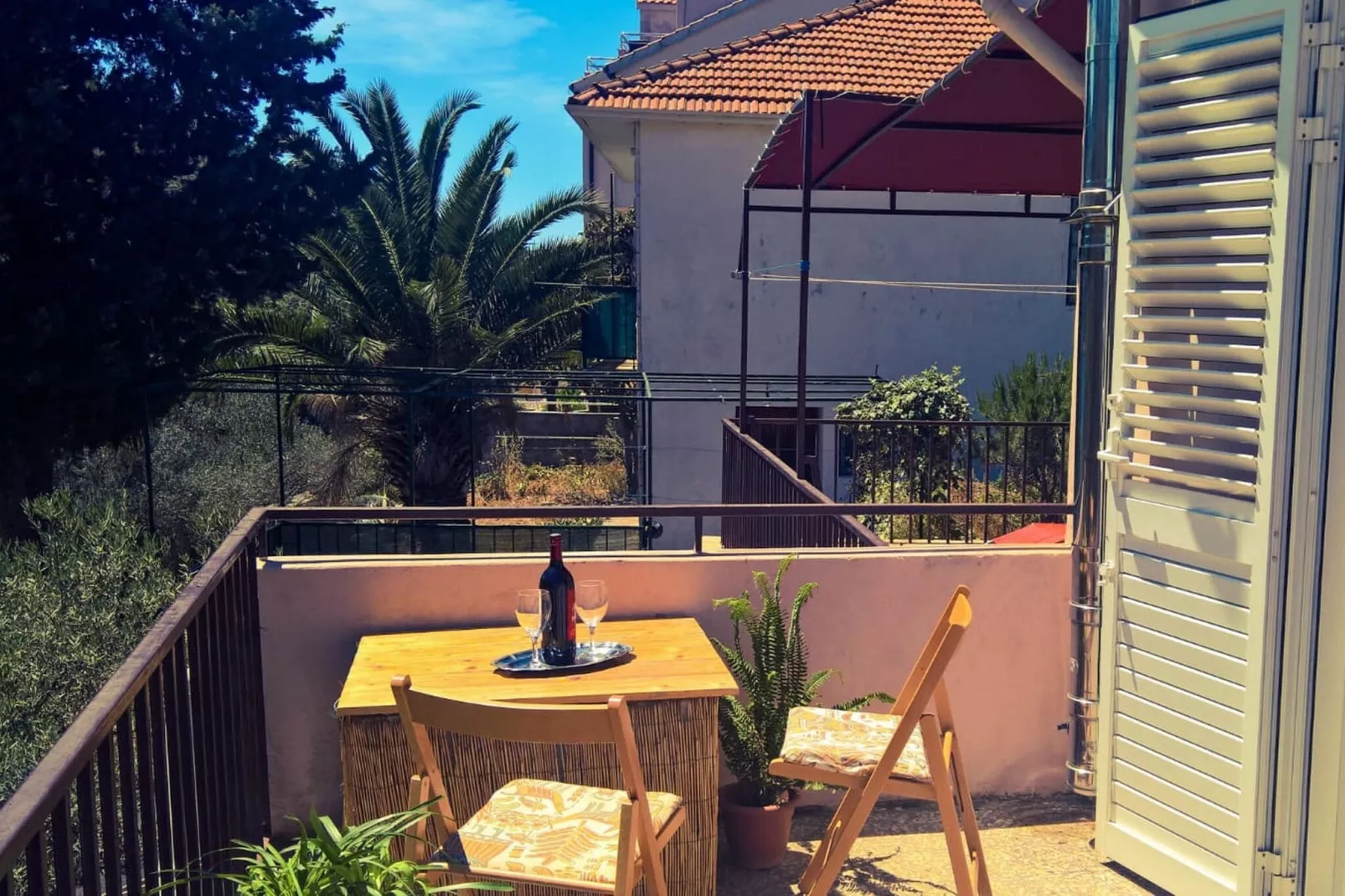 Seafront Apartment Dana - Two Bedroom Apartment with Terrace and Sea View-Terrace