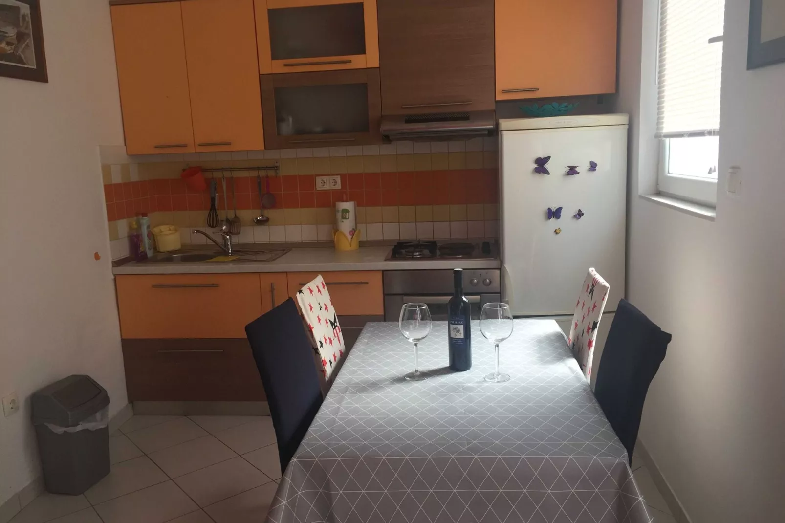 Apartments Roko (ST) - Standard One Bedroom Apartment with Shared Terrace (A1)-Dining room