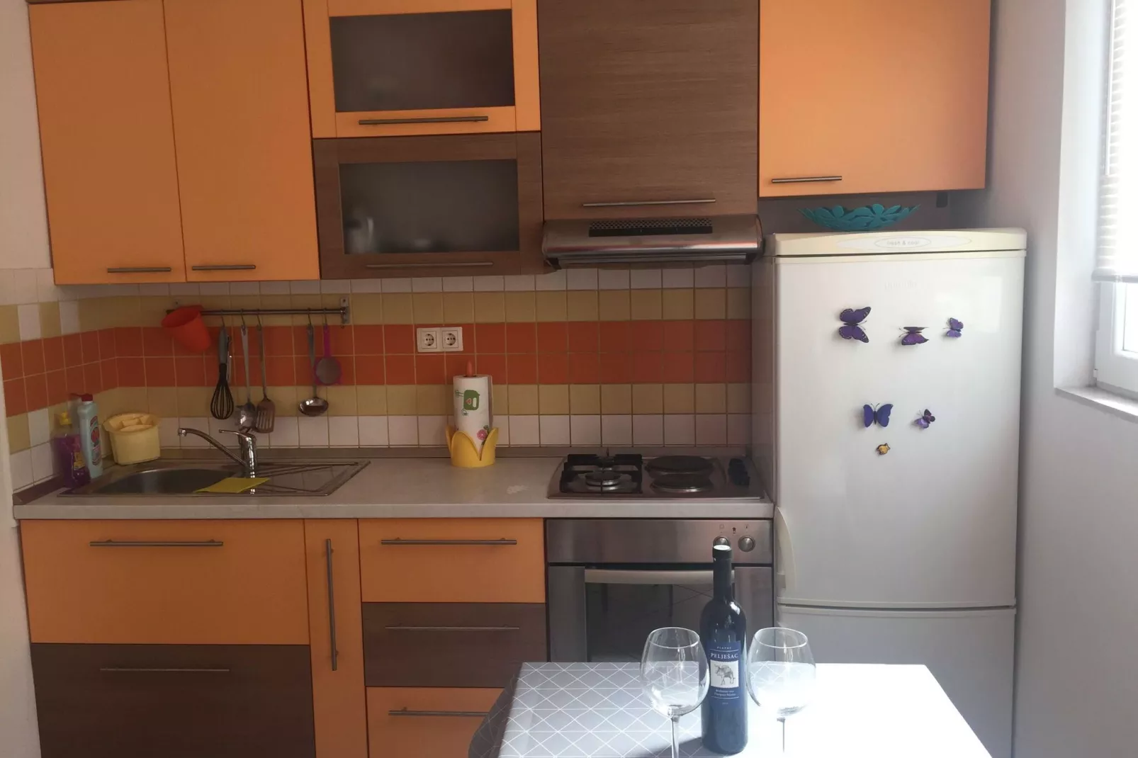 Apartments Roko (ST) - Standard One Bedroom Apartment with Shared Terrace (A1)-Kitchen
