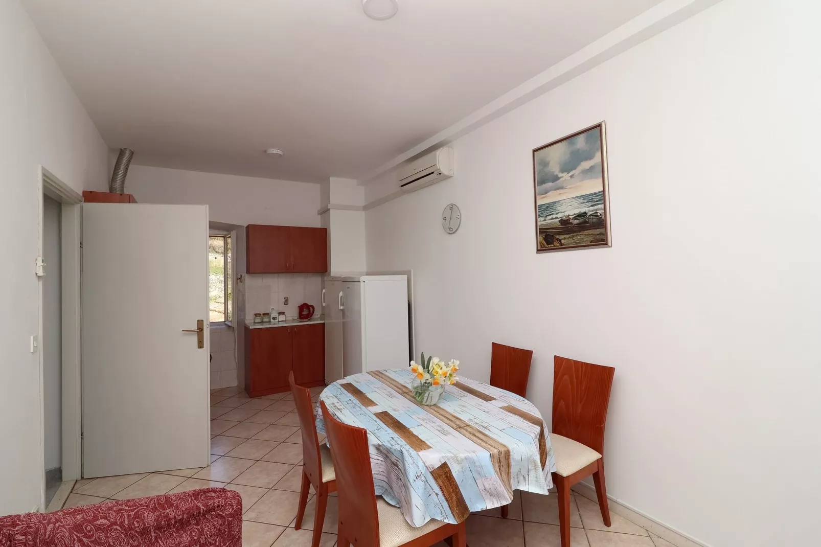 Apartment Lepur Slano - Two-Bedroom Apartment with Terrace-Kitchen