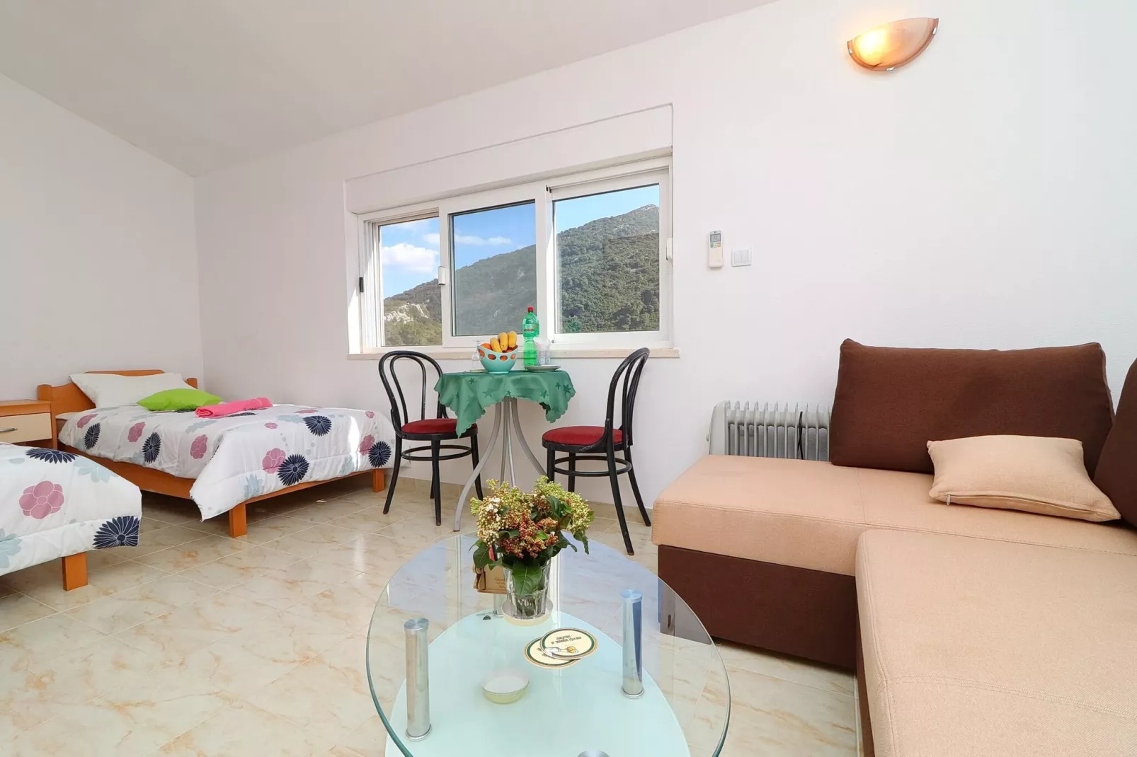 Apartment Belin Mljet - One Bedroom Apartment with Terrace and Sea View-Bedroom