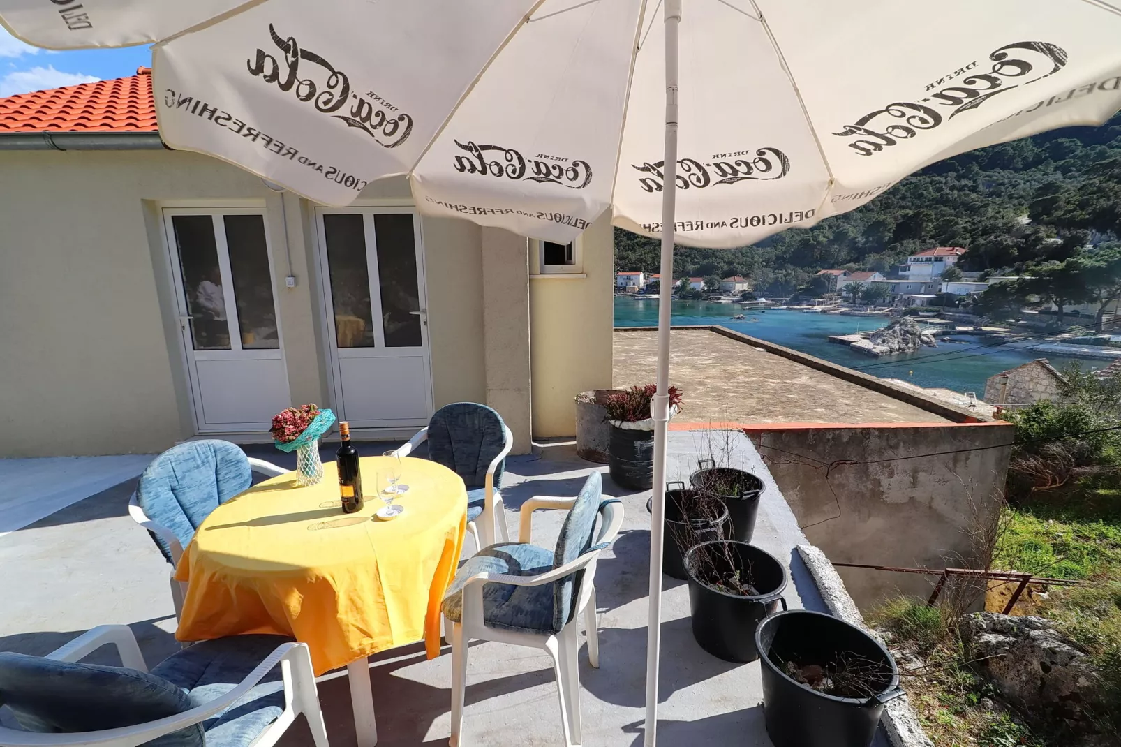Apartment Belin Mljet - One Bedroom Apartment with Terrace and Sea View-Terrace