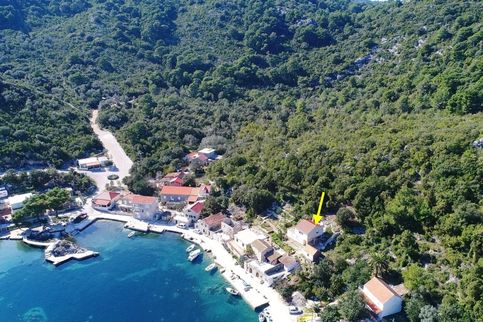 Apartment Belin Mljet - One Bedroom Apartment with Terrace and Sea View-Outdoor