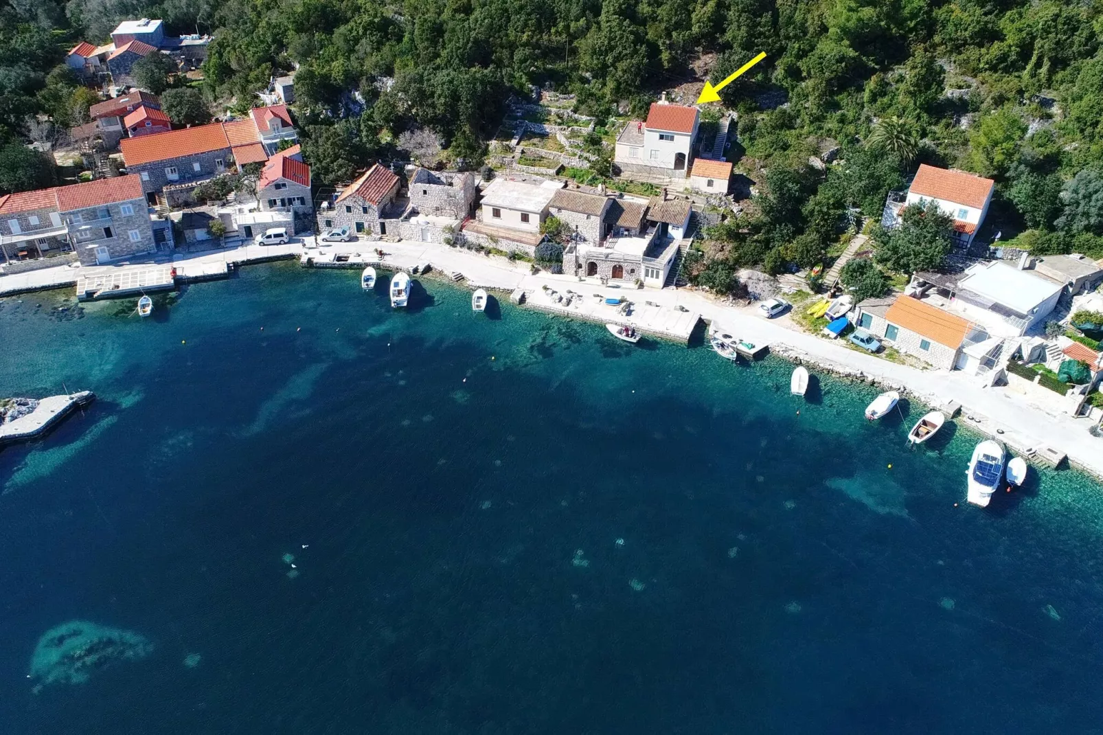 Apartment Belin Mljet - One Bedroom Apartment with Terrace and Sea View-Outdoor