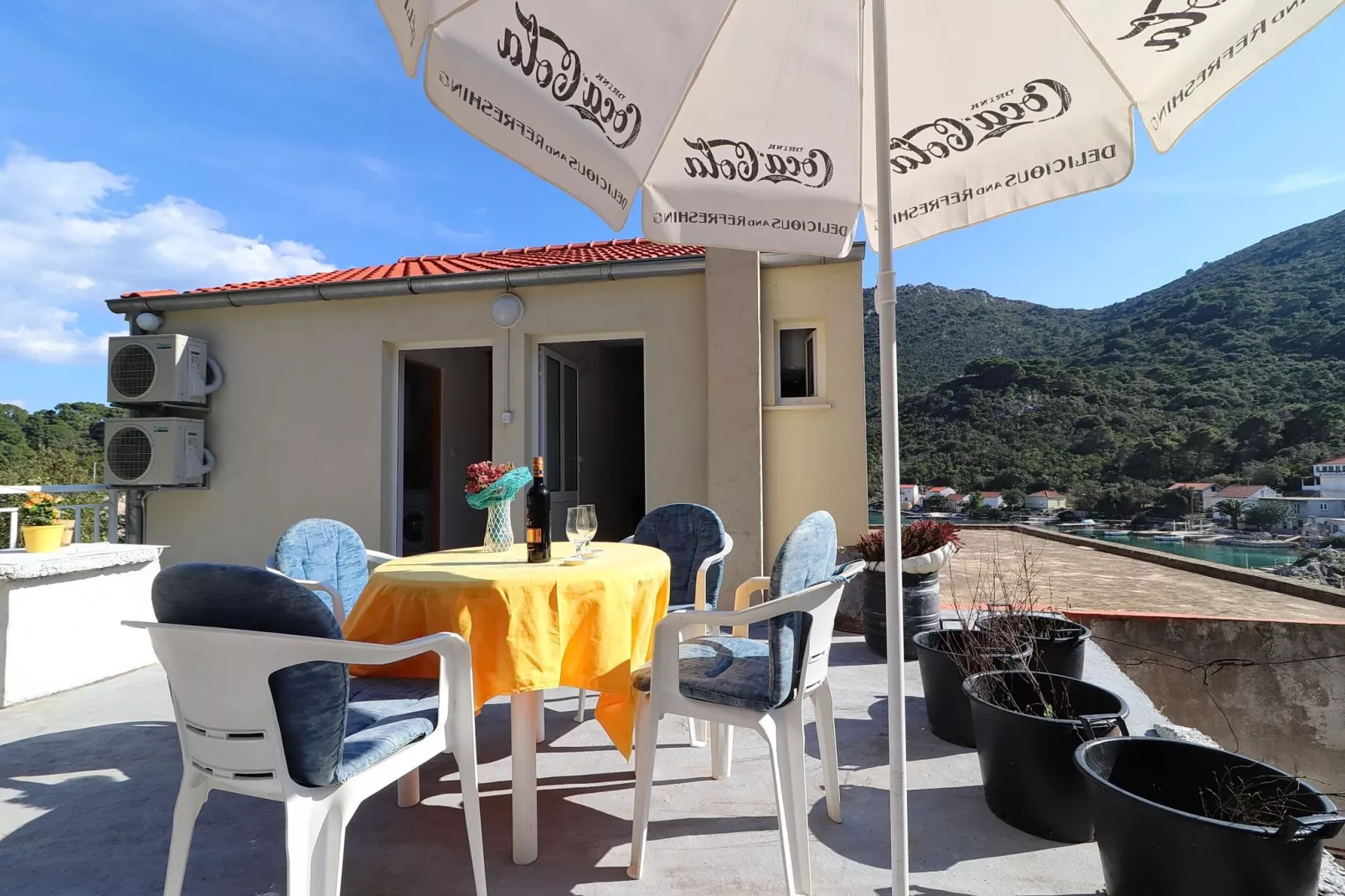 Apartment Belin Mljet - One Bedroom Apartment with Terrace and Sea View-Terrace
