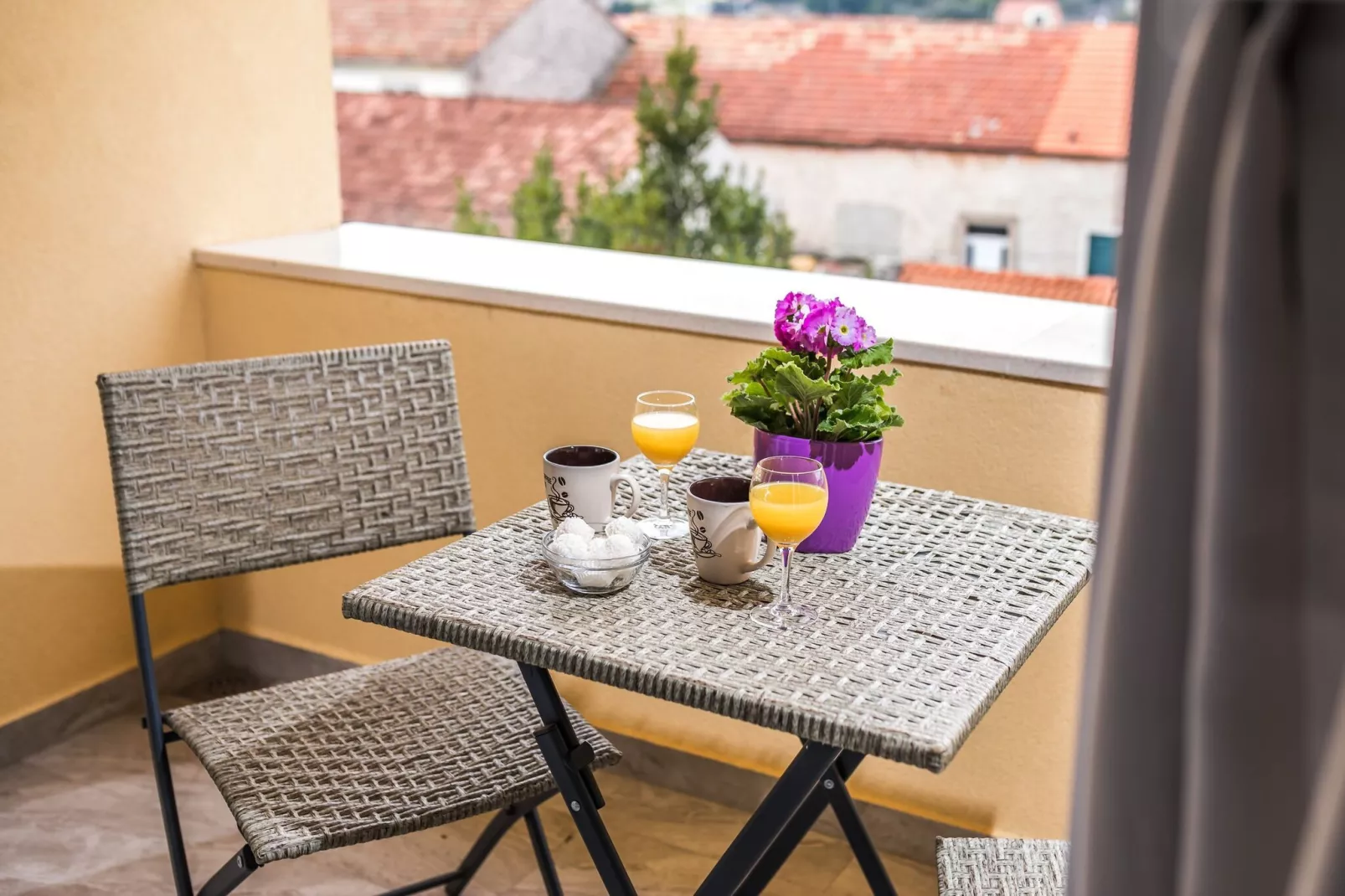 Apartments Sunshine Home - Double Room with balcony ( Black )-Terrace balcony