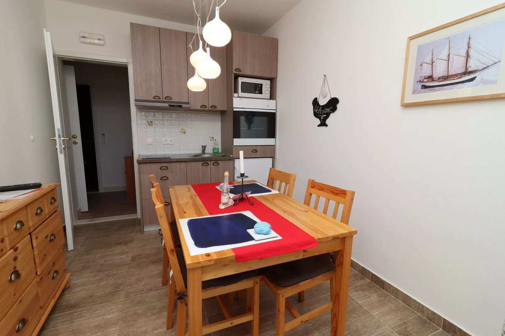 Apartments Trstenica-One Bedroom Apartment with Balcony ( C )-Kitchen