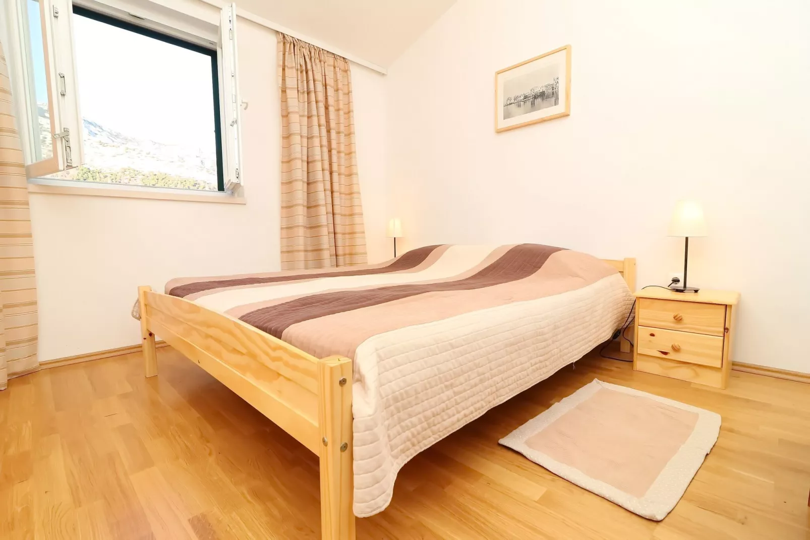 Apartments Trstenica-Comfort One Bedroom Apartment with Balcony ( F )-Bedroom
