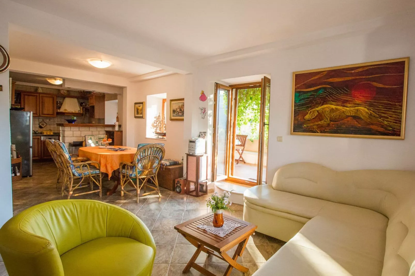 Villa Stanka - Three Bedroom Villa with Private Pool-Living room