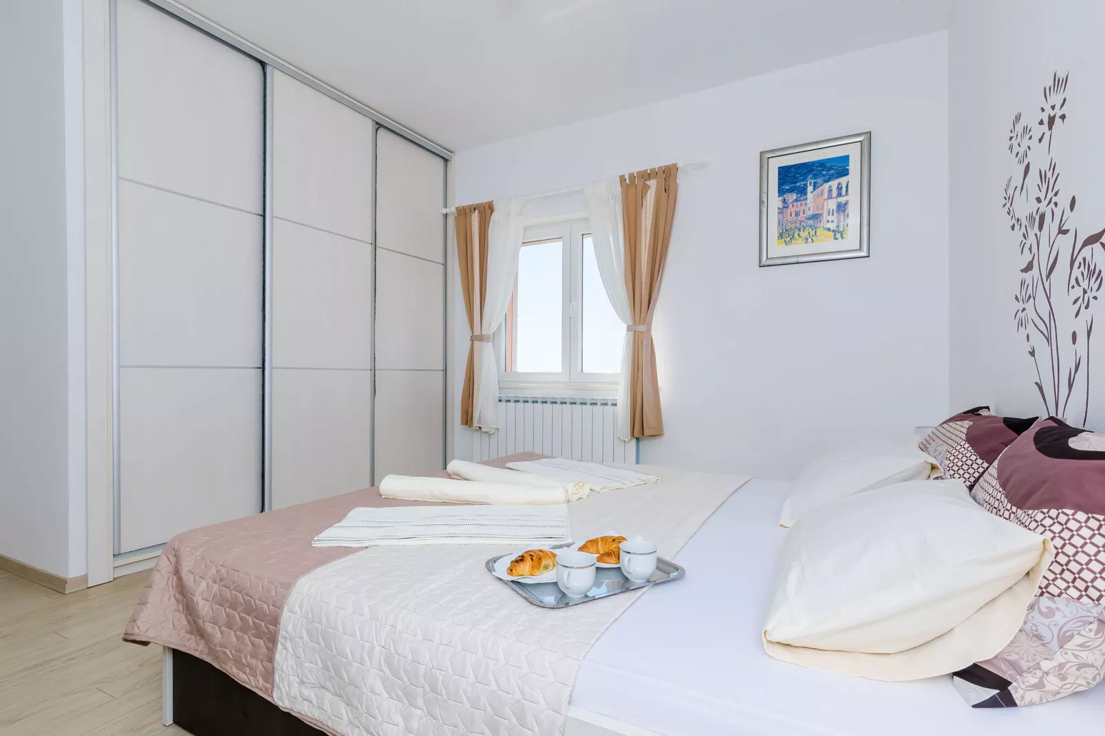 Villa Dragić- Four Bedroom Villa with Swimming Pool, Terrace and Sea View-Bedroom