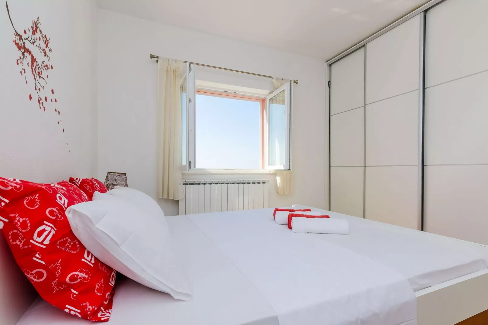 Villa Dragić- Four Bedroom Villa with Swimming Pool, Terrace and Sea View-Bedroom
