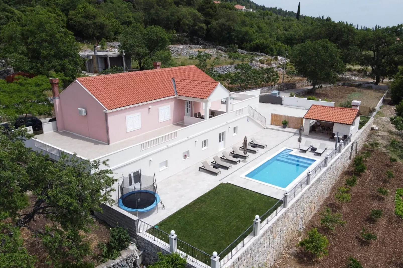 Villa Dragić- Four Bedroom Villa with Swimming Pool, Terrace and Sea View-View