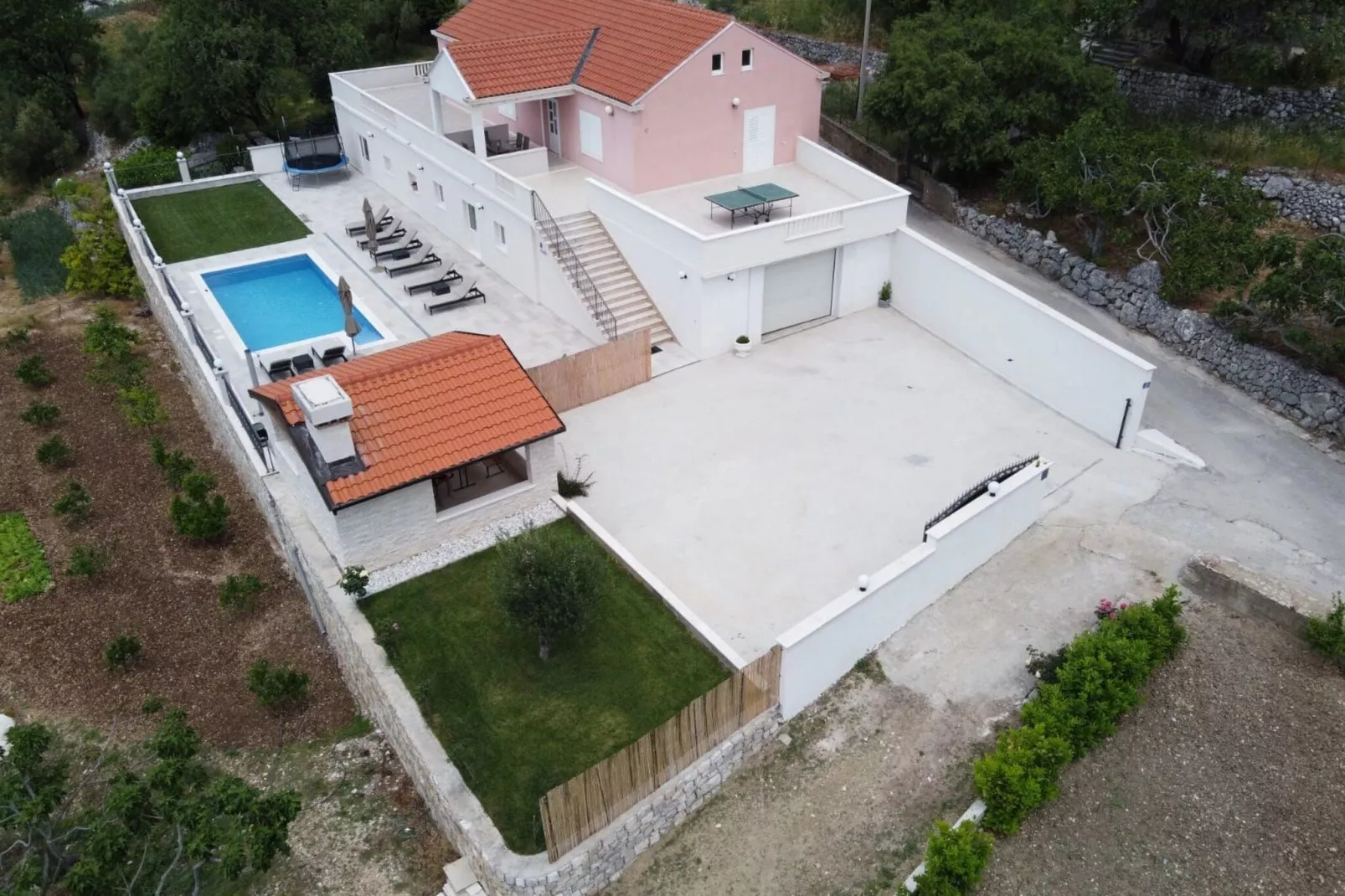 Villa Dragić- Four Bedroom Villa with Swimming Pool, Terrace and Sea View-View