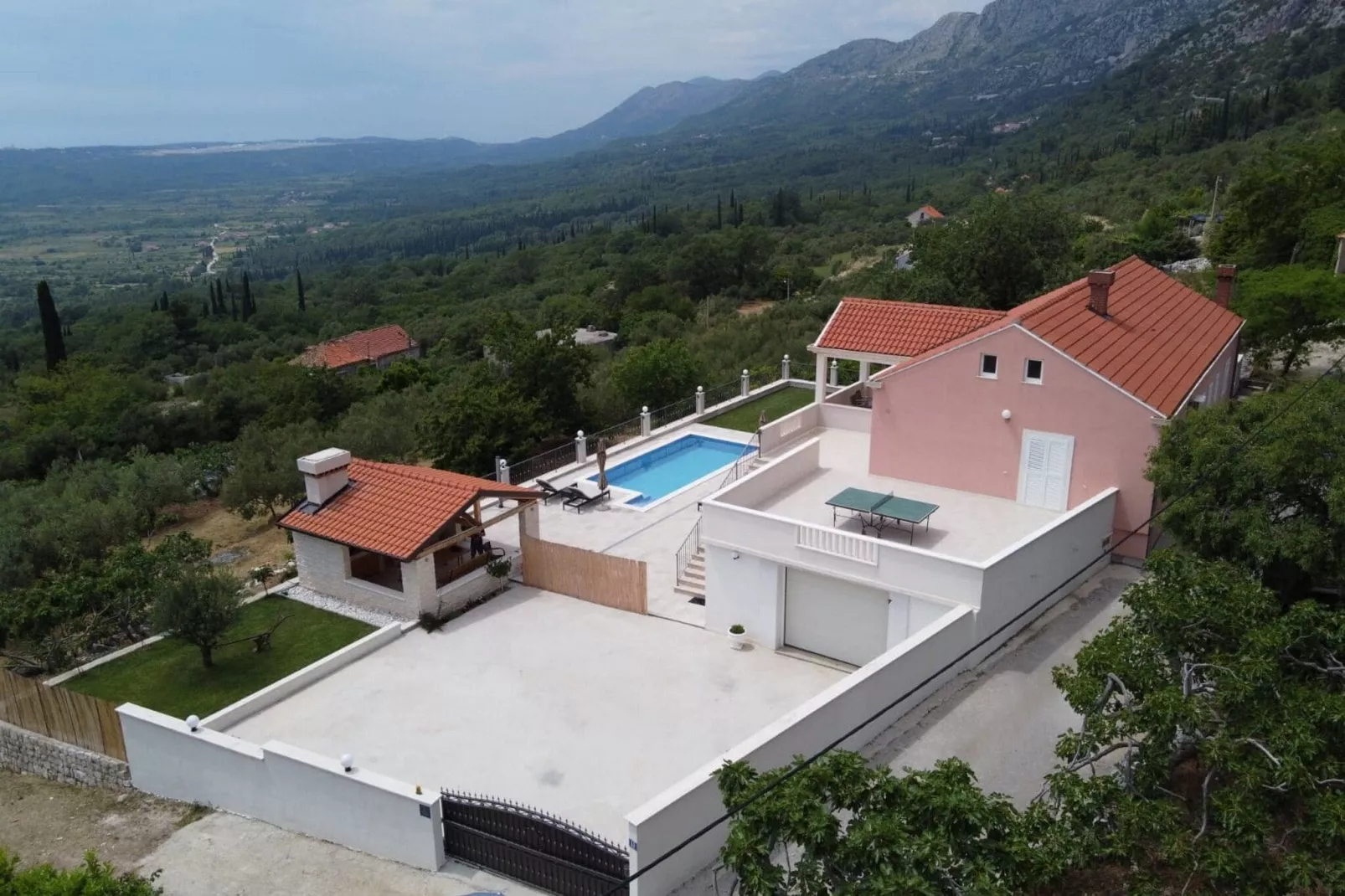 Villa Dragić- Four Bedroom Villa with Swimming Pool, Terrace and Sea View-View