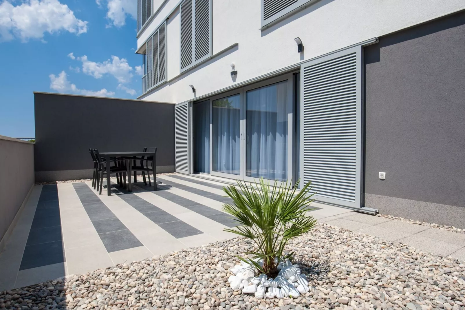 Apartments Dva Galeba - Standard One Bedroom Apartment with Terrace  (101)-Terrace