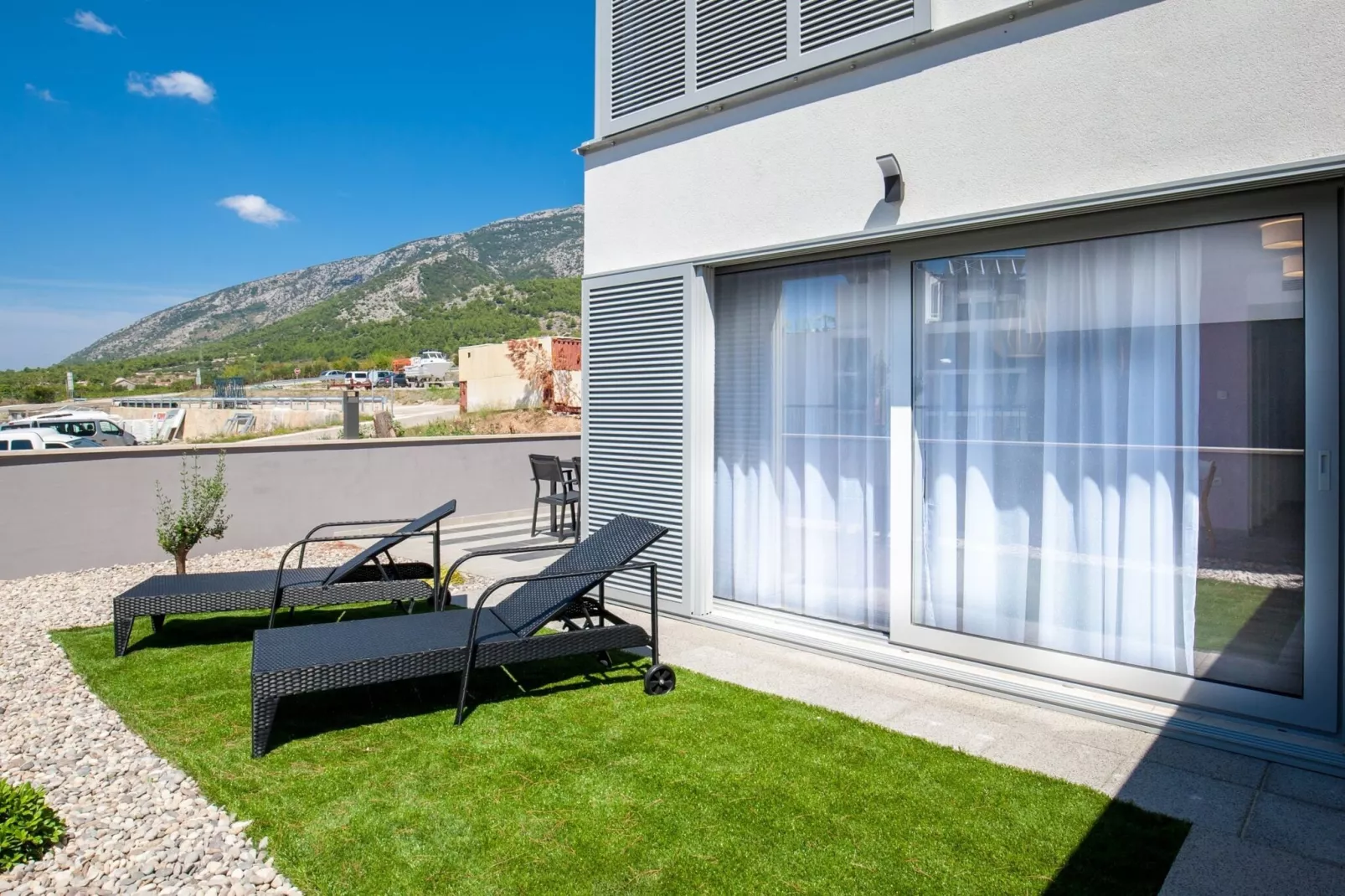 Apartments Dva Galeba - One Bedroom Apartment with Terrace (102)-Terrace