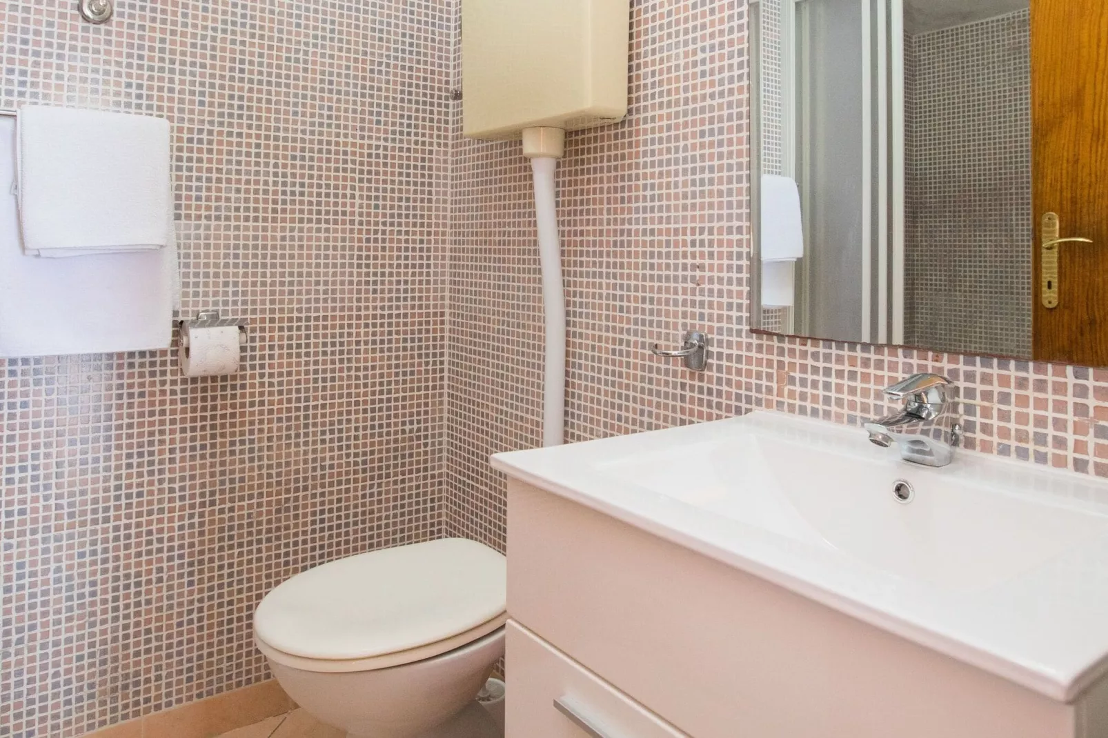 Apartments Vidak - One Bedroom Apartment with Terrace and Sea View - (A1)-Bathroom
