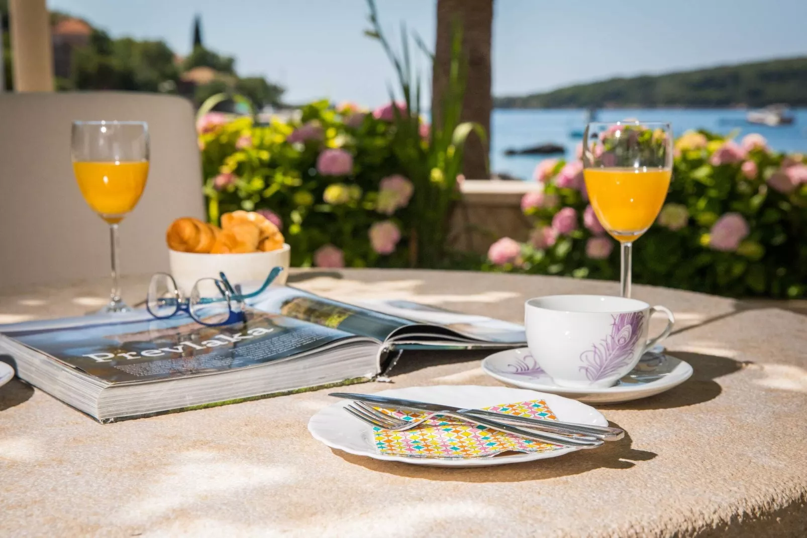 Apartments Vidak - One Bedroom Apartment with Terrace and Sea View - (A1)-Terrace