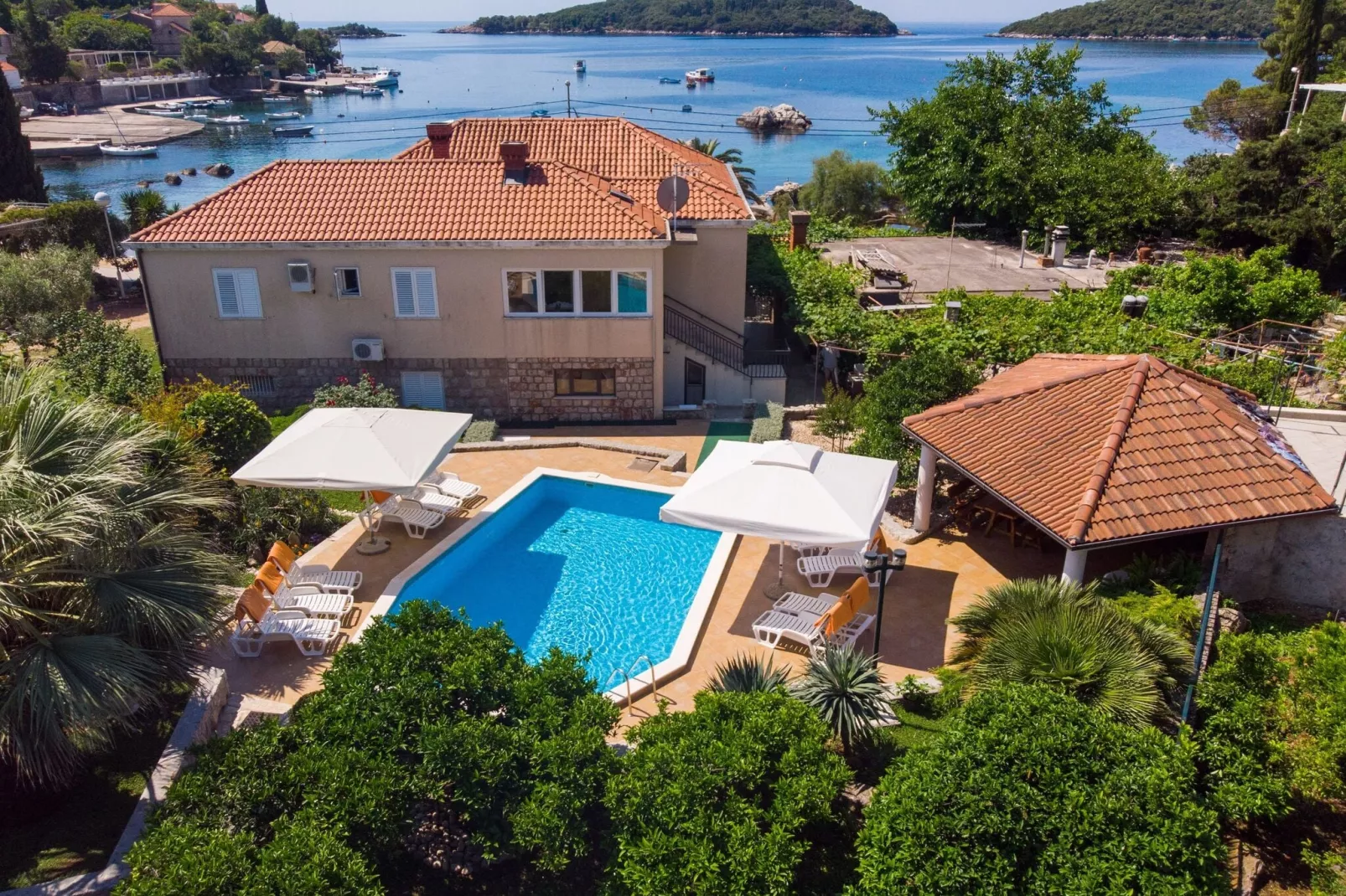 Apartments Vidak - Studio Apartment with Terrace and Sea View - (A2)-View