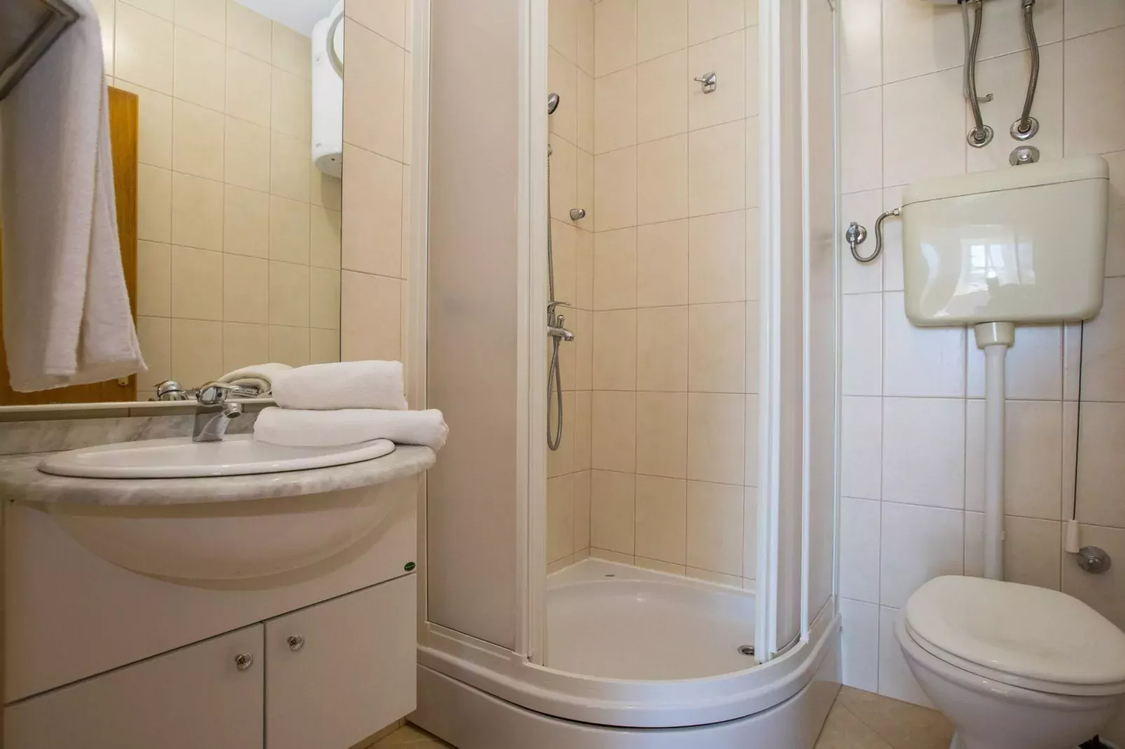 Apartments Vidak - Studio Apartment with Sea View - (A5)-Bathroom