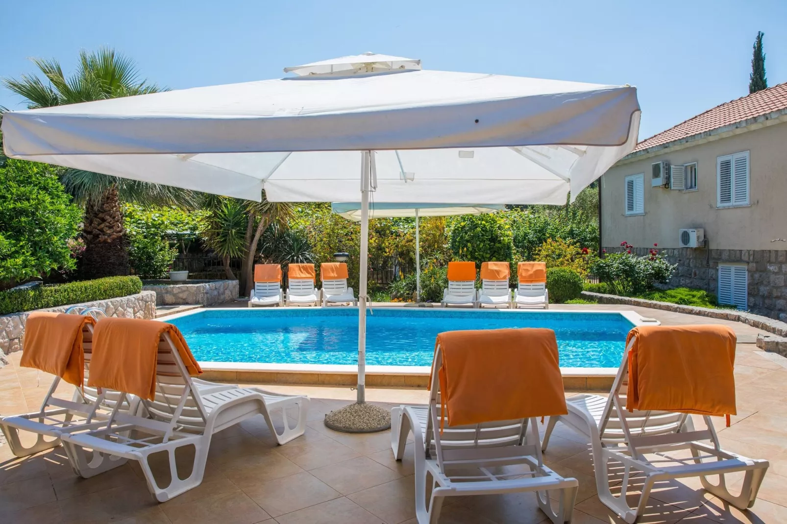 Apartments Vidak - Studio Apartment with Sea View - (A5)-Pool