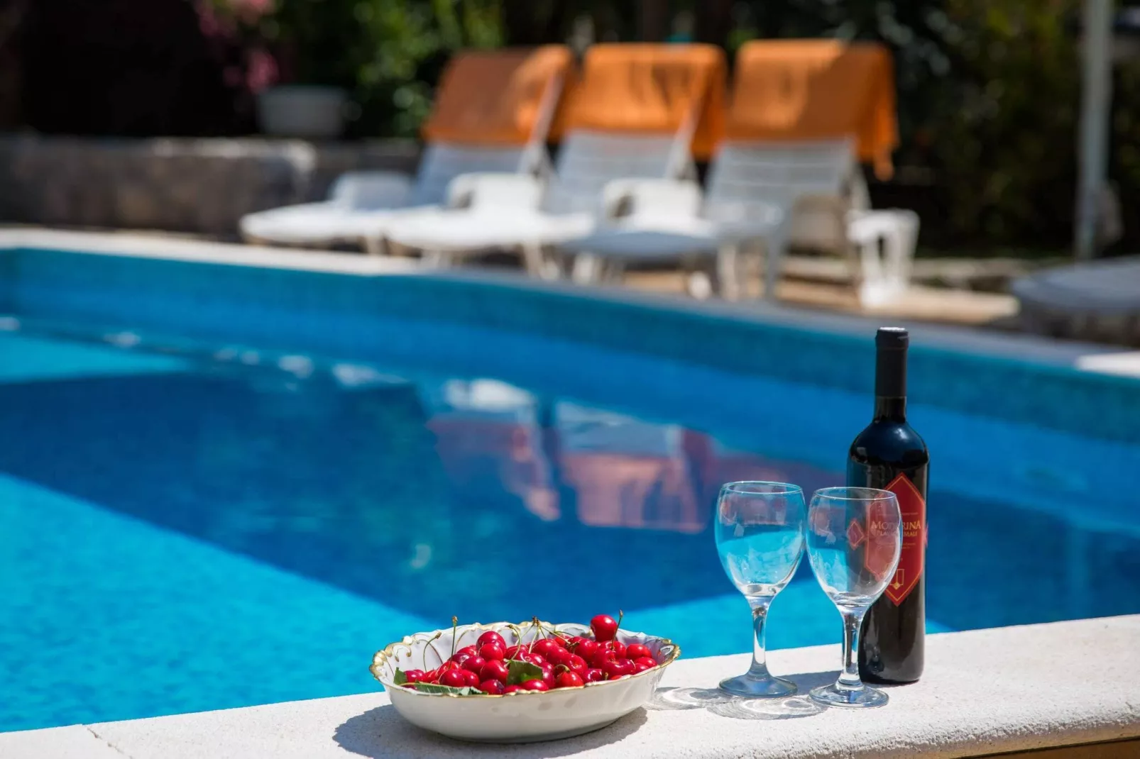 Apartments Vidak - Studio Apartment with Sea View - (A5)-Pool