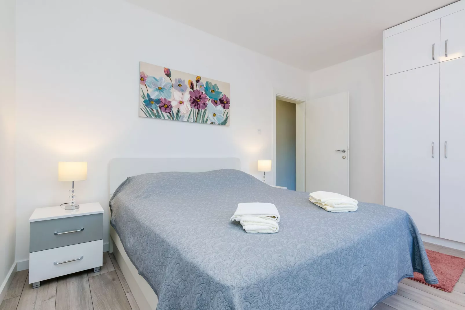 Apartment Veronika - One Bedroom Apartment with Terrace-Schlafzimmer