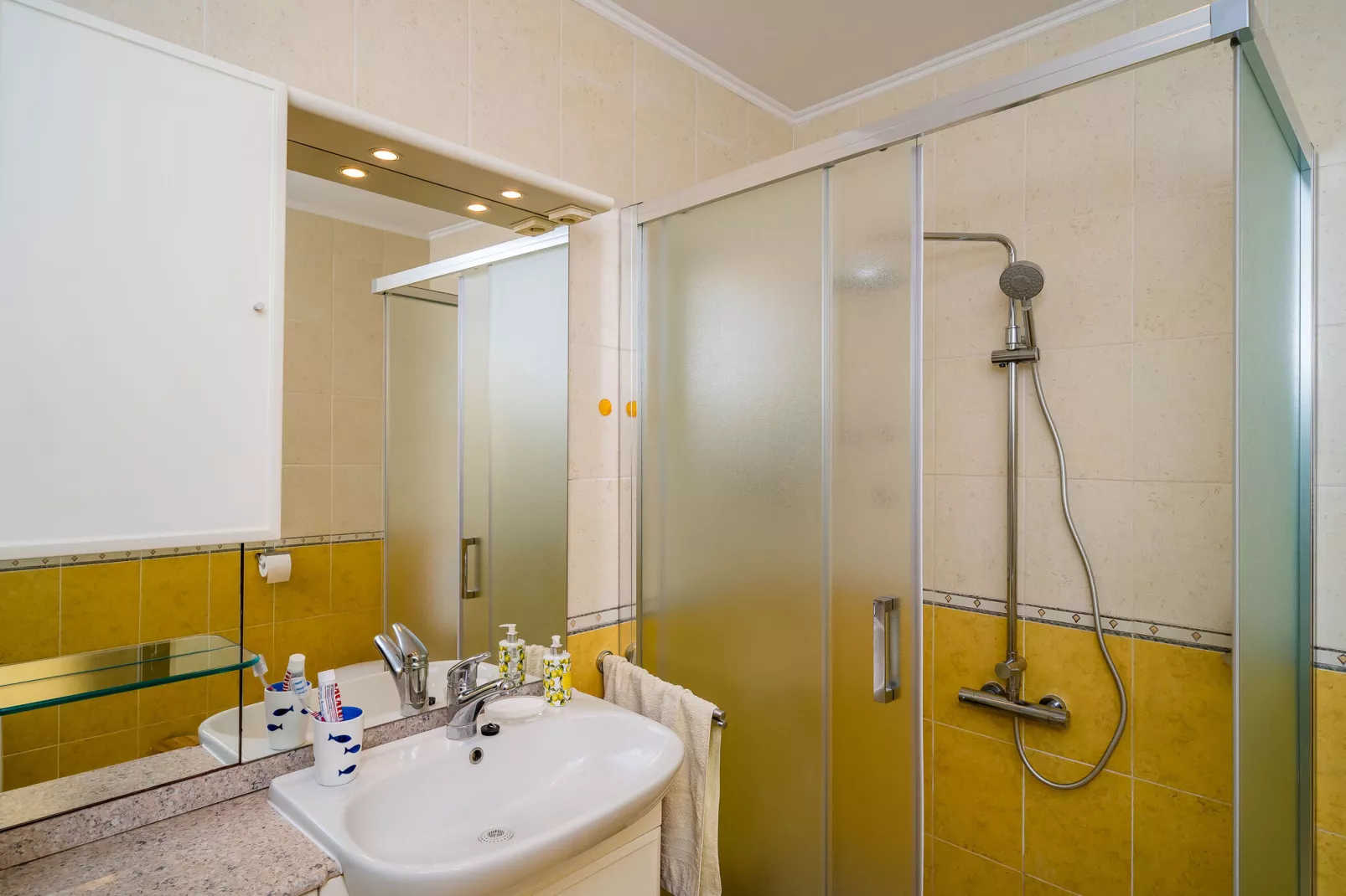 Apartment Veronika - One Bedroom Apartment with Terrace-Badezimmer