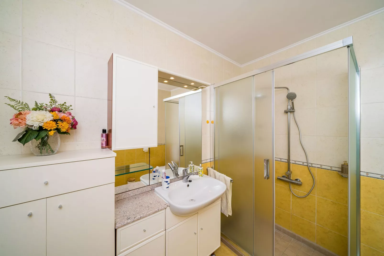 Apartment Veronika - One Bedroom Apartment with Terrace-Badezimmer