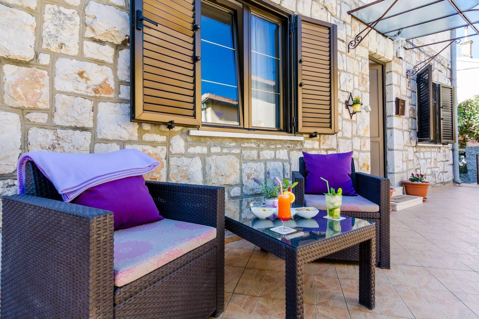 Apartment Veronika - One Bedroom Apartment with Terrace-Terrasse
