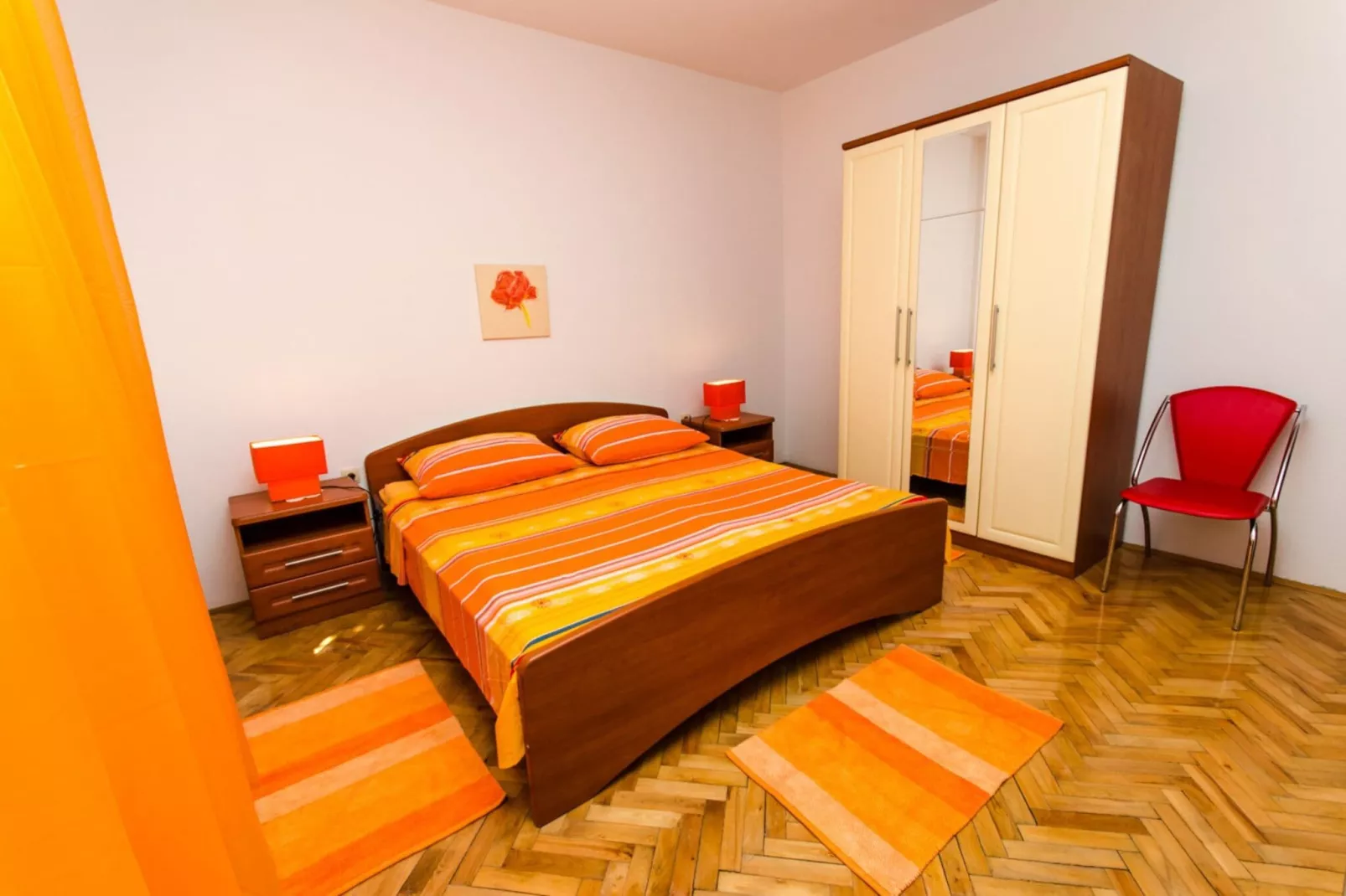 Apartments Ivana (TR)-Two Bedroom Apartment with Terrace (A1)-Chambre