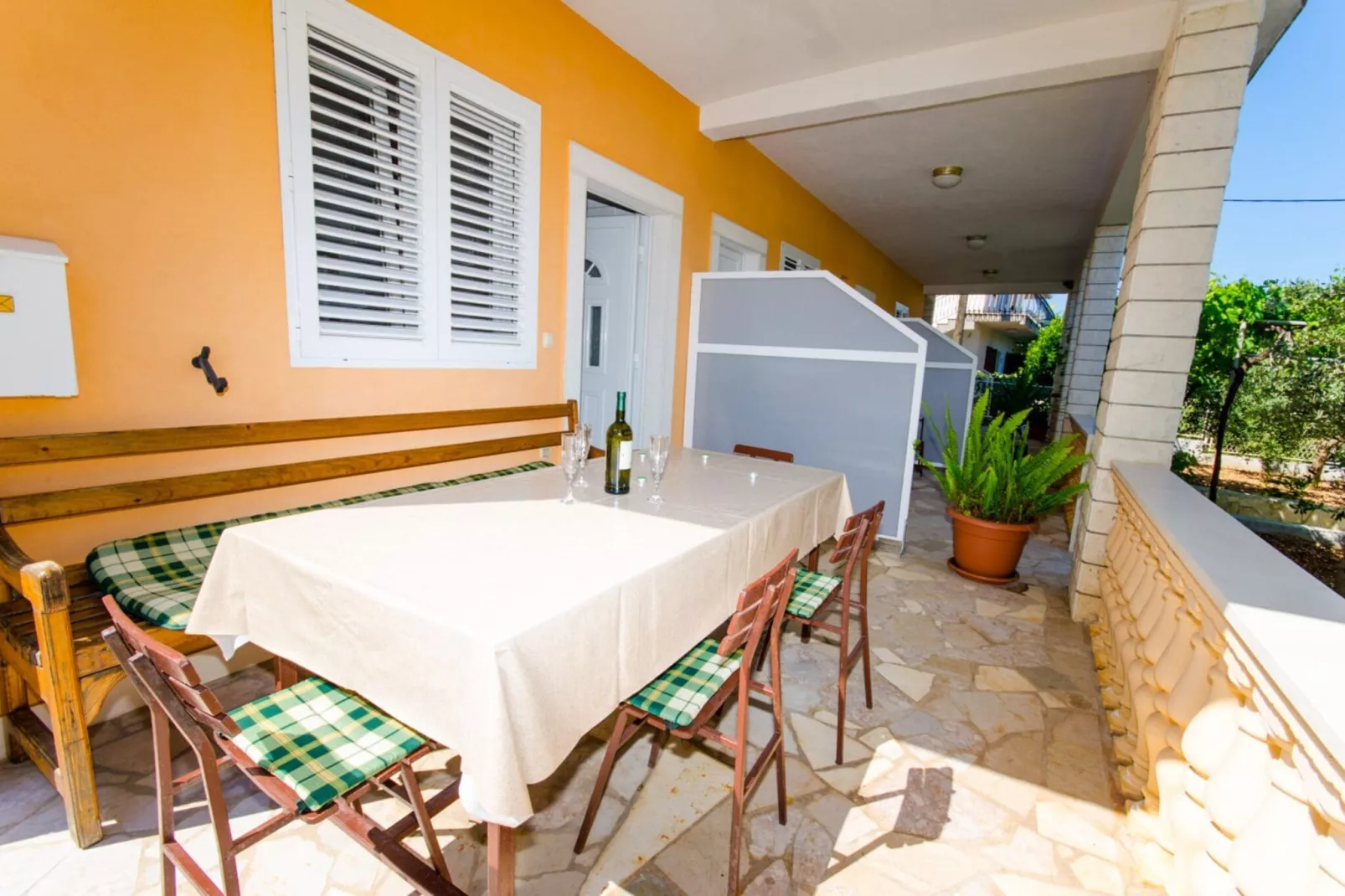 Apartments Ivana (TR)-Two Bedroom Apartment with Terrace (A1)-Terrasse