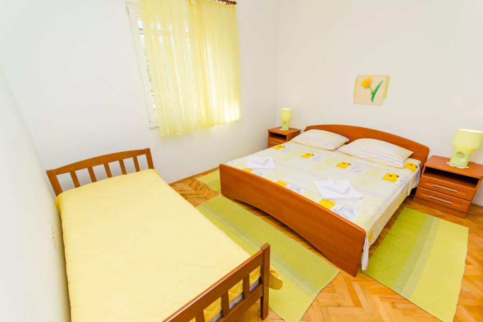Apartments Ivana (TR) - One Bedroom Apartment with Terrace (A3)-Bedroom