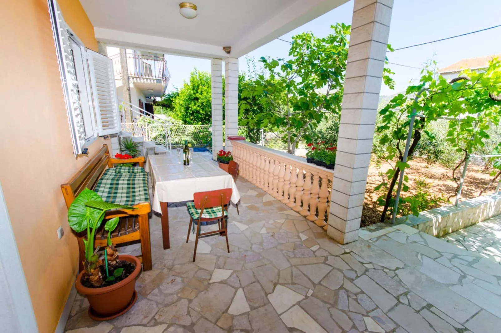 Apartments Ivana (TR) - One Bedroom Apartment with Terrace (A3)-Terrace