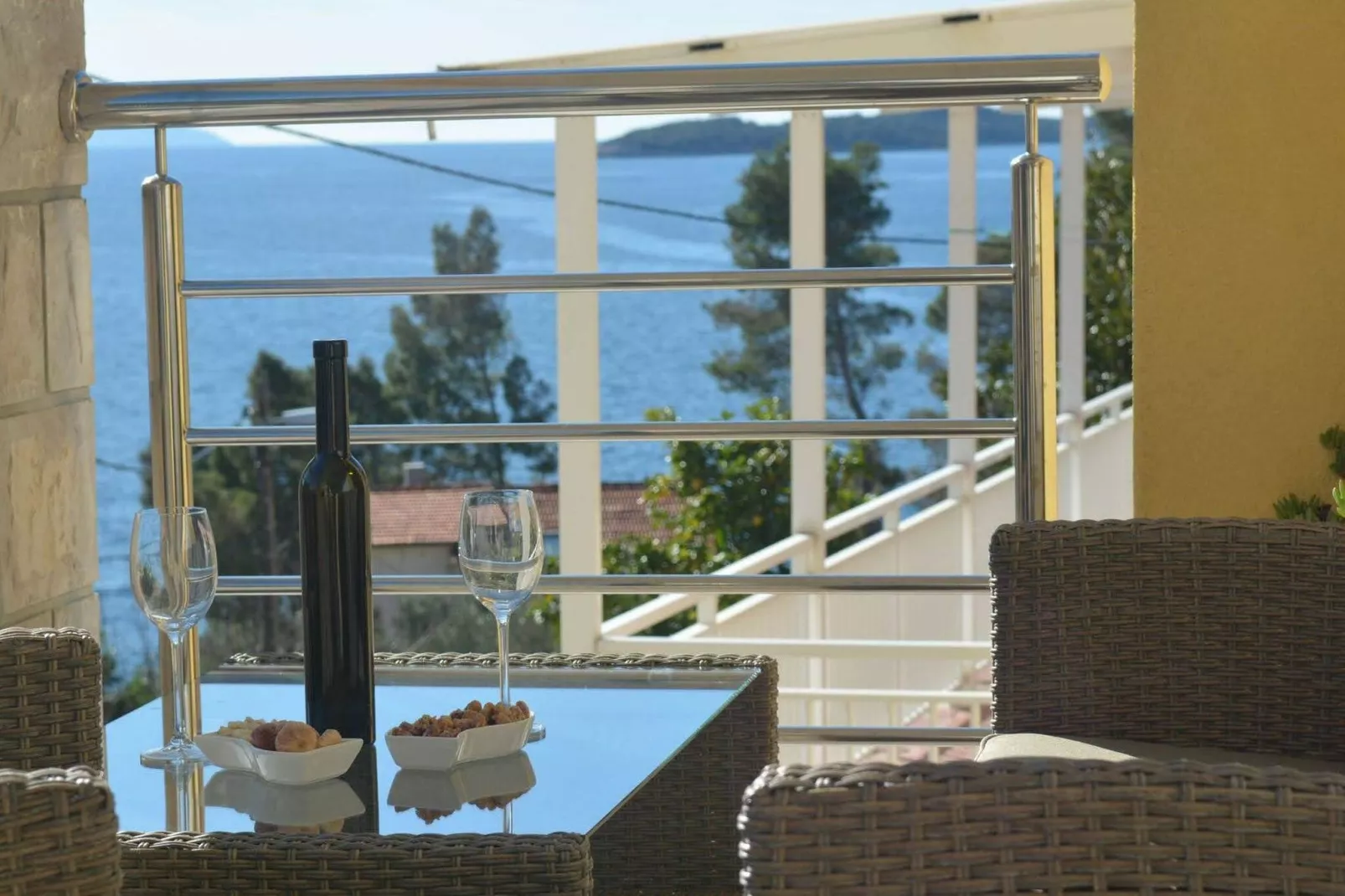 Fancy Apartments Dream - Deluxe One Bedroom Apartment with Balcony and Sea View ( 4 )-Terrace balcony