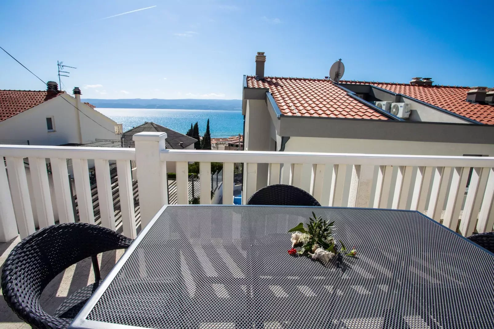 Apartments Magdales - Two Bedroom Apartment with Balcony A1-Terrace balcony