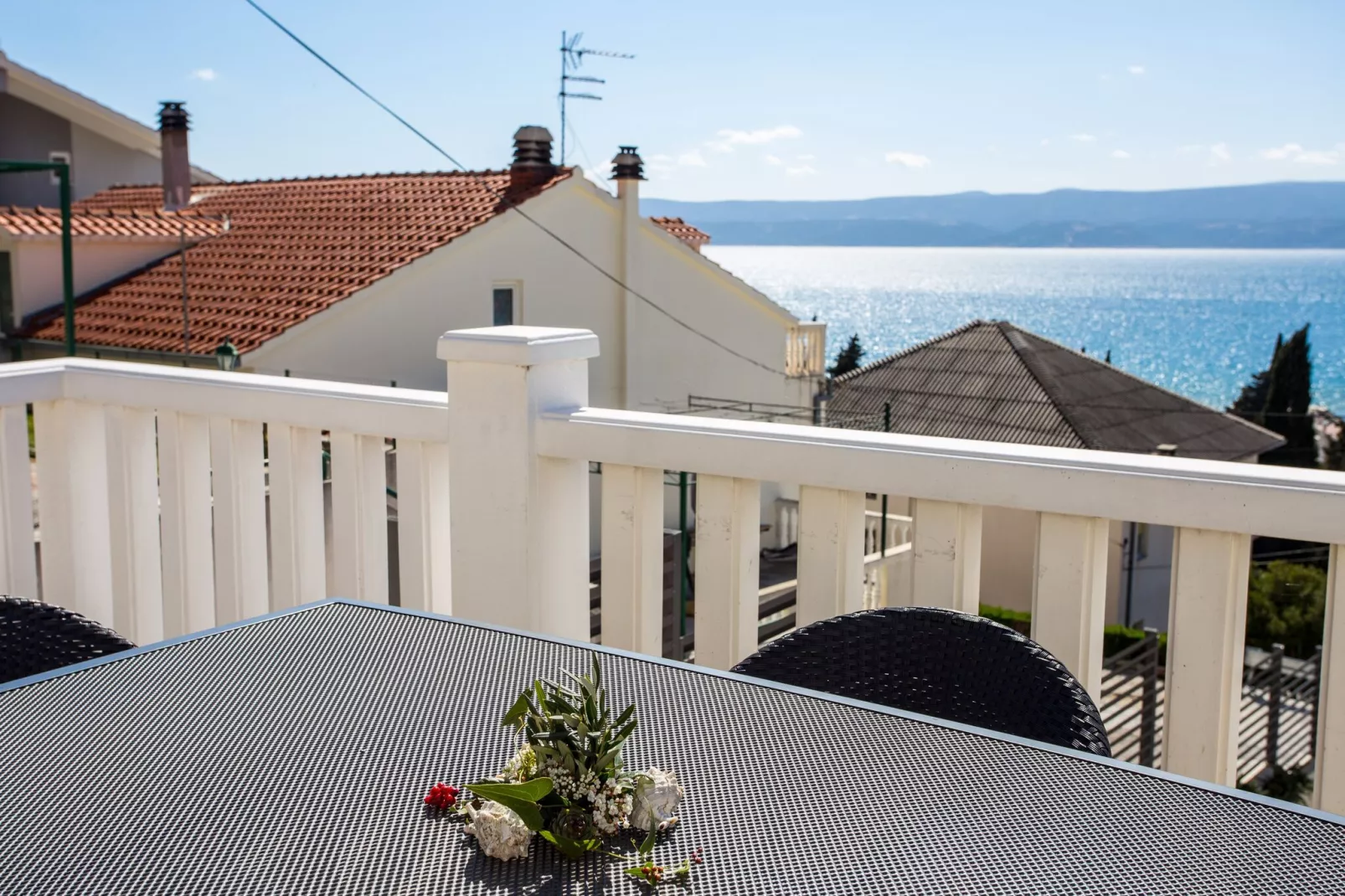 Apartments Magdales - Two Bedroom Apartment with Balcony A1-Terrace balcony