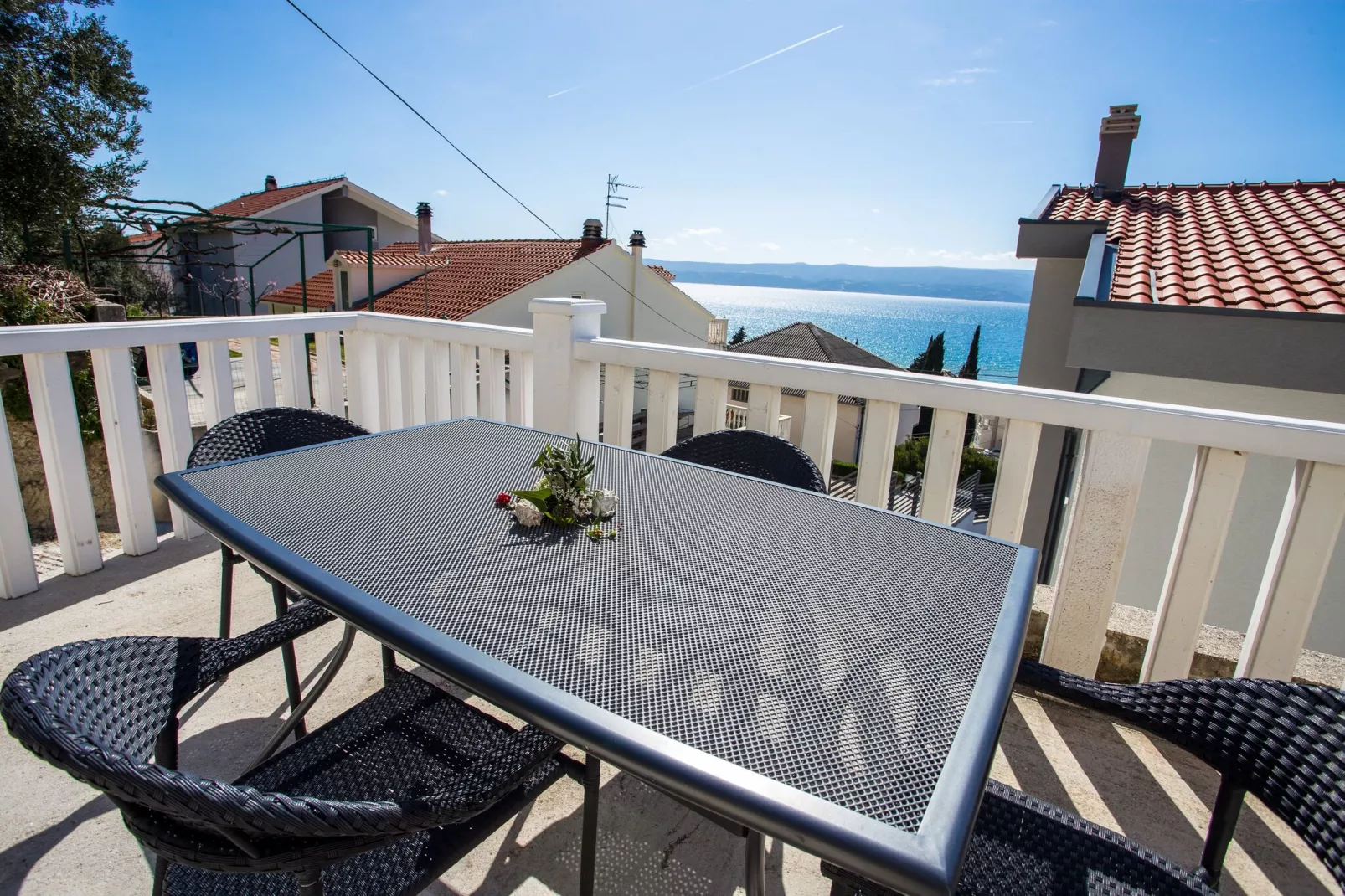 Apartments Magdales - Two Bedroom Apartment with Balcony A1-Terrace balcony