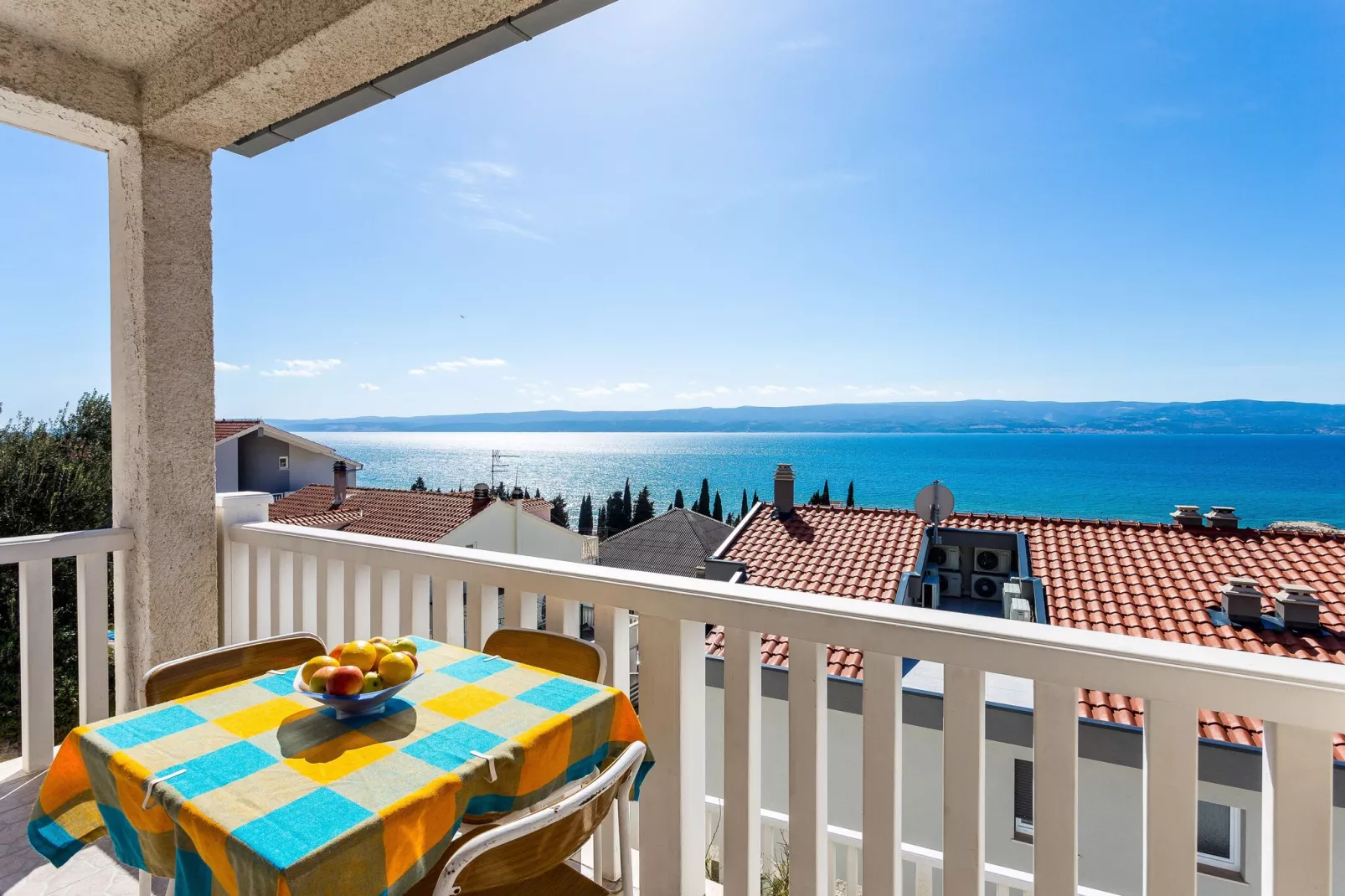 Apartments Magdales - Comfort Three Bedroom Apartment with Balcony A2-Terrace balcony