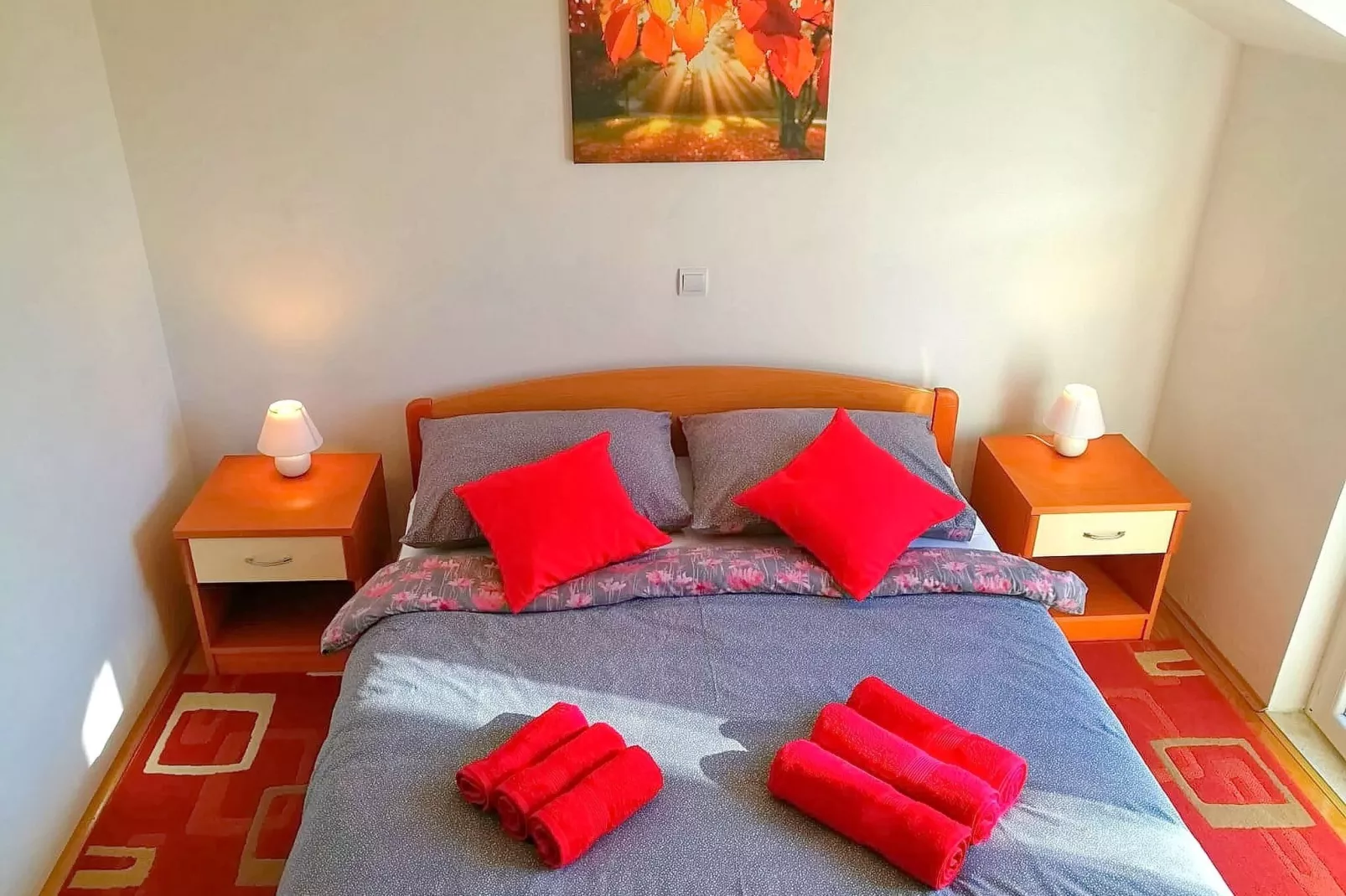 Apartments Kola - Two Bedroom Apartment with Balcony and Sea View (2)-Bedroom