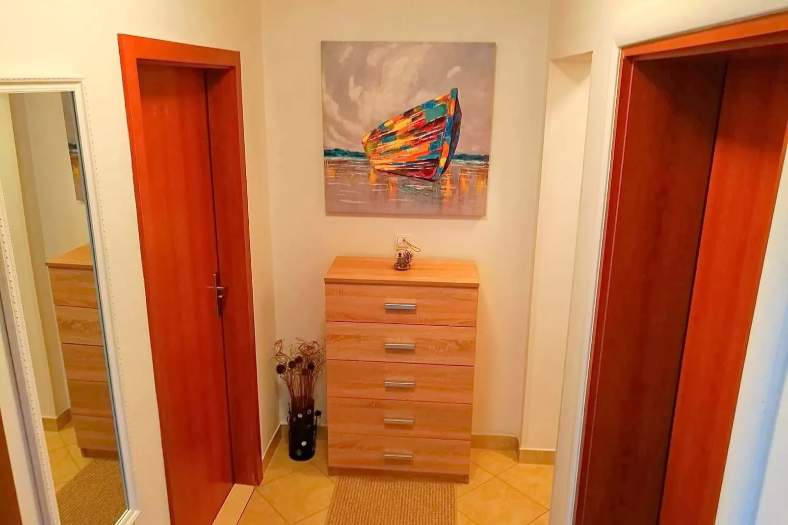 Apartments Kola - Two Bedroom Apartment with Balcony and Sea View (2)-Indoor
