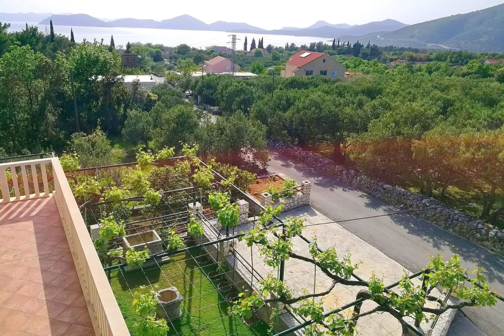 Apartments Kola - Two Bedroom Apartment with Balcony and Sea View (2)-View
