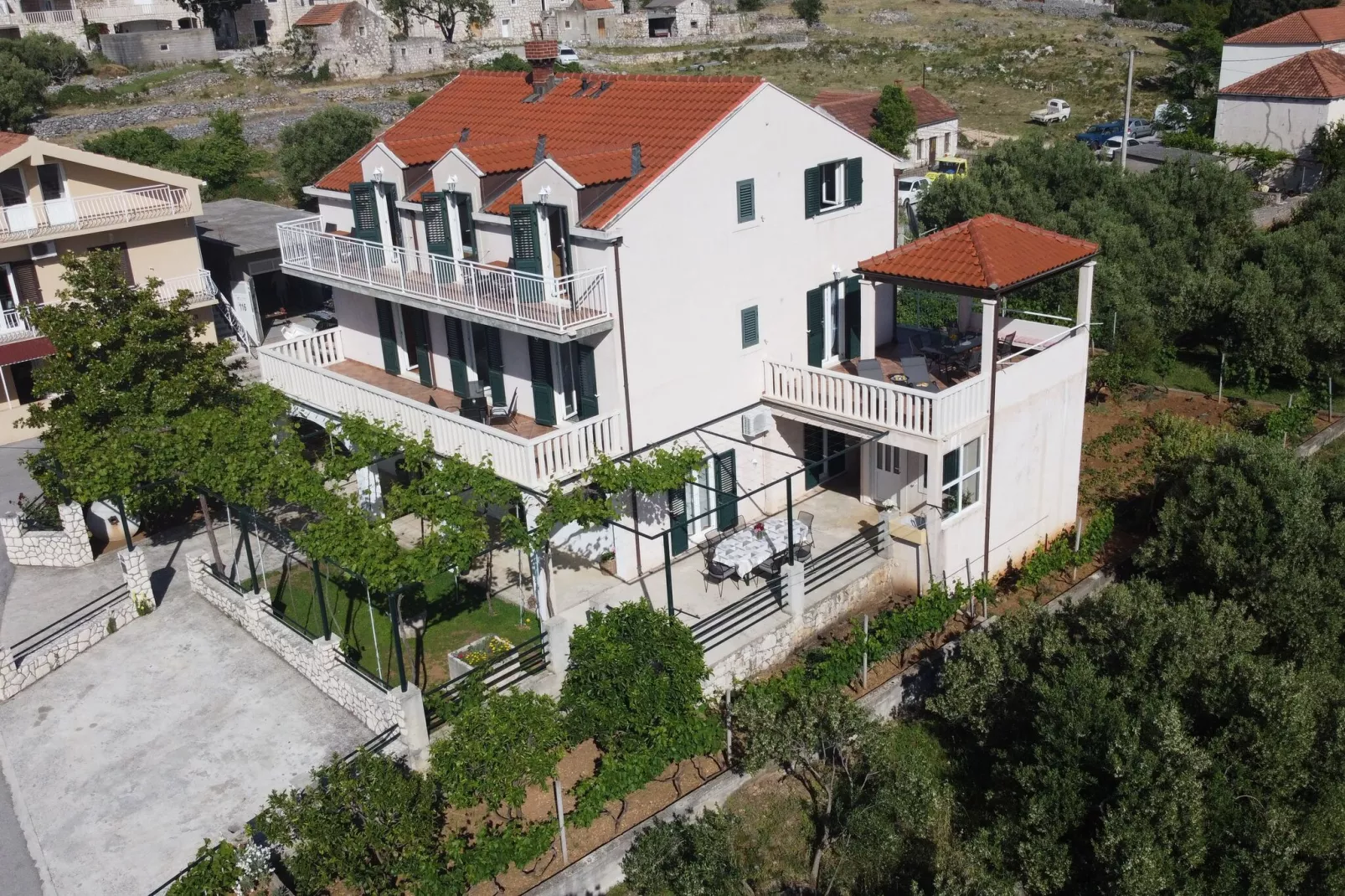 Apartments Kola - Two Bedroom Apartment with Balcony and Sea View (2)-Outdoor