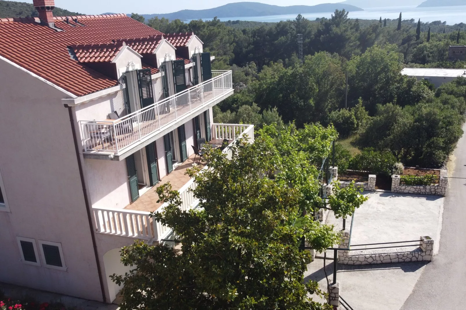 Apartments Kola - Two Bedroom Apartment with Balcony and Sea View (2)-Outdoor