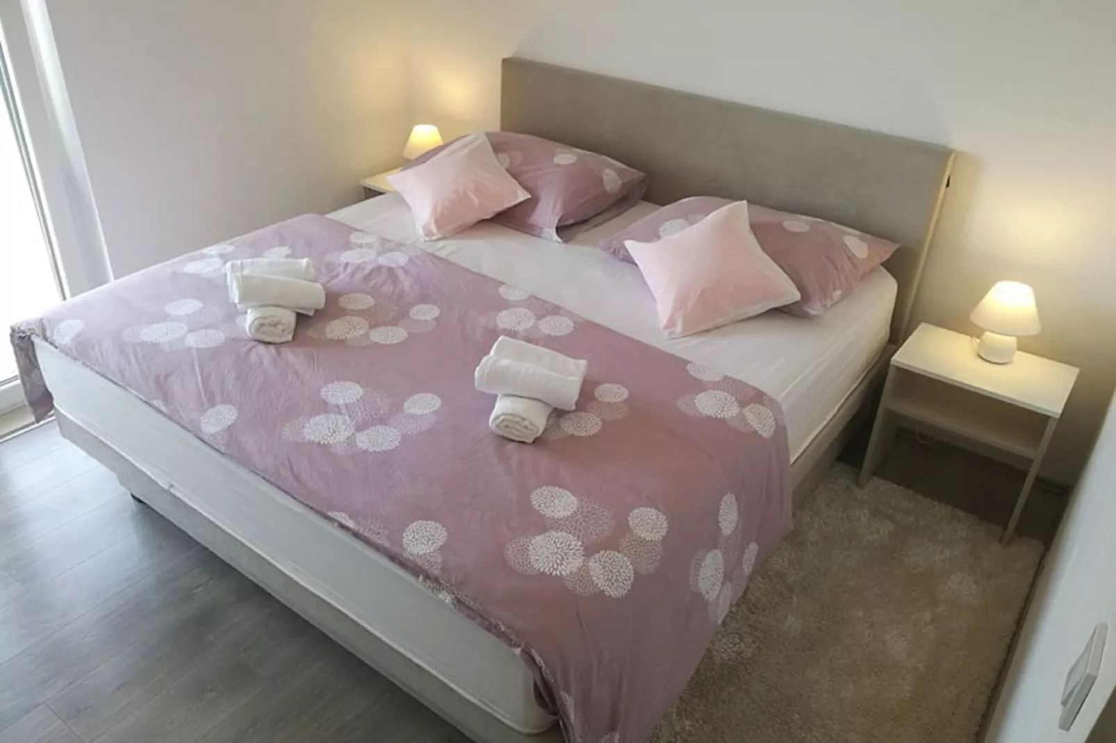Apartments Kola - Two Bedroom Apartment with Terrace and Sea View (1)-Bedroom